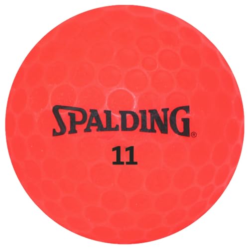 SPALDING(スポルディング) マットカラー ゴルフボール 1ダース(12個入り) レッド SPBA-3769の詳細・まとめ 画像