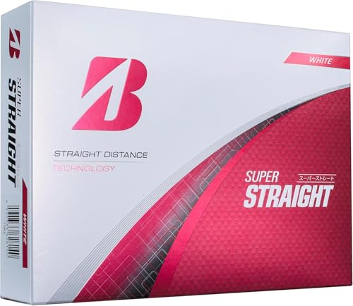BRIDGESTONE(ブリヂストン) ゴルフボール SUPER STRAIGHT 2025年モデル 2DZセット（24球入り） (ホワイト)の詳細・まとめ 画像
