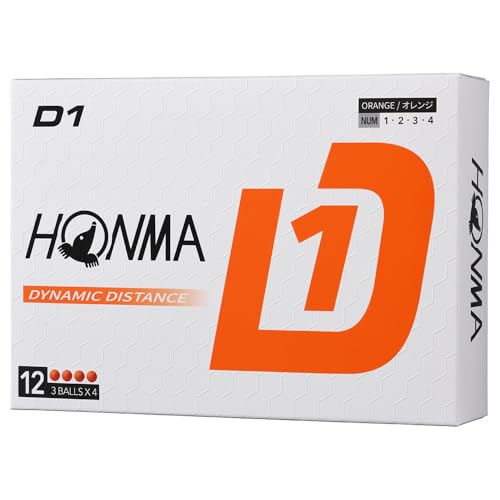HONMA 2024 ホンマ D1 BT2401 オレンジ (1ダース12個入)の詳細・まとめ 画像