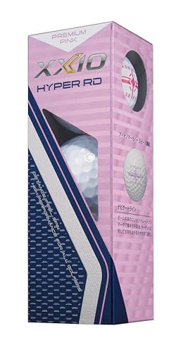 ダンロップ(DUNLOP) ゴルフボール ゼクシオ HYPER RD 2025年モデル 1ダース(12個入り) プレミアムピンクの詳細・まとめ 画像