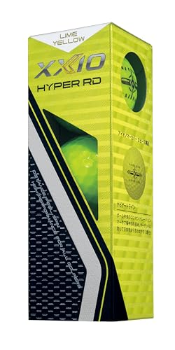 ダンロップ(DUNLOP) ゴルフボール ゼクシオ HYPER RD 2025年モデル 1ダース(12個入り) ライムイエローの詳細・まとめ 画像