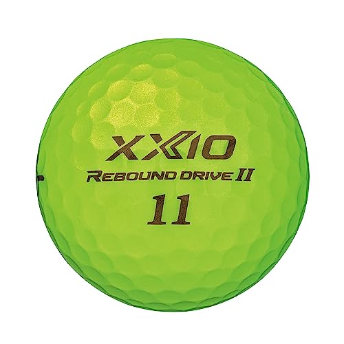 ダンロップゴルフボール XXIO REBOUND DRIVE2 2023年モデル 1ダース(12個入り) ライムイエローの特徴・詳細 画像