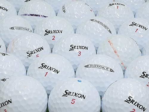 【Bランク】スリクソン DISTANCE 2022年モデル ホワイト 30個セット【ロストボール】の外観・全体像 画像