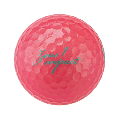 キャスコ(Kasco) ゴルフボール ゼウスインパクト女子3 パールピンクの特徴・詳細 画像