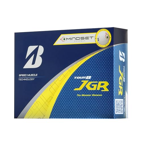 BRIDGESTONE(ブリヂストン)ゴルフボール TOUR B JGR 2025年モデル 12球入 ホワイト マインドセット J5WXM 1