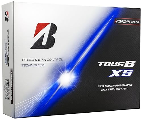 BRIDGESTONE(ブリヂストン)ゴルフボール TOUR B XS 2026年モデル 12球入 コーポレートカラー S6CXJの外観・全体像 画像