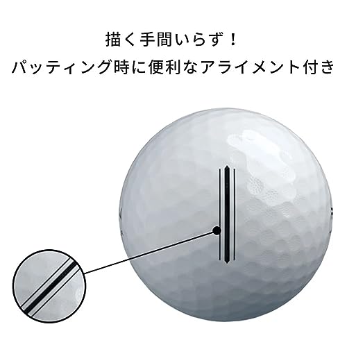 RZN Golf ゴルフボール 3ピース MS-TOUR 1ダース(12個入り) レジンゴルフの特徴・詳細 画像