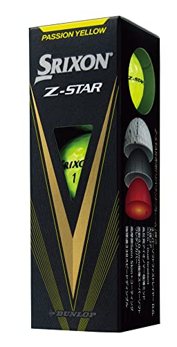 ダンロップゴルフボール SRIXON Z-STAR 2023年モデル 1ダース(12個入り) プレミアムパッションイエローの詳細・まとめ 画像