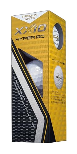 ダンロップ(DUNLOP) ゴルフボール ゼクシオ HYPER RD 2025年モデル 1ダース(12個入り) プレミアムホワイトの詳細・まとめ 画像
