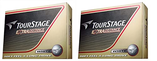 ブリヂストン ゴルフボール ツアーステージ エクストラディスタンス ホワイト2ダースセット(24球入) 1