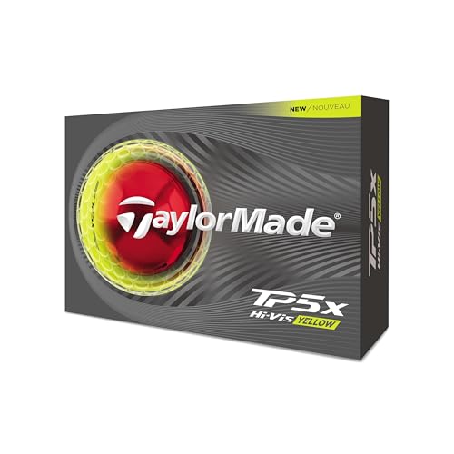 テーラーメイド(TAYLOR MADE) TM26 TP5x YLW JPN dz ティーピーファイブ エックス イエロー ゴルフボール 2026年モデル イエローの外観・全体像 画像