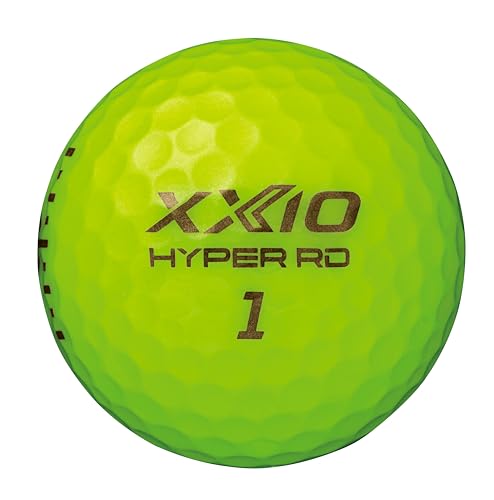 ダンロップ(DUNLOP) ゴルフボール ゼクシオ HYPER RD 2025年モデル 1ダース(12個入り) ライムイエローの特徴・詳細 画像