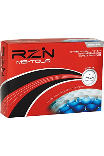 RZN Golf ゴルフボール 3ピース MS-TOUR 1ダース(12個入り) レジンゴルフの外観・全体像 画像
