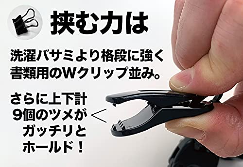 パターマット工房 メガ3連クリップ 日本製 強クリップ ゴルファー アイテム パターカバーホルダー グローブホルダー 手袋ホルダー タオルホルダー キャップホルダー マスクホルダー mega3clipの特徴・詳細 画像