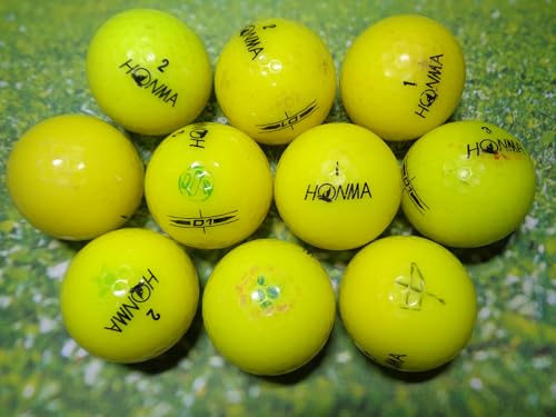 ゴルフ ボール ロストボール Aランク ~ Cランク ホンマ D1 年代色々 30球 【中古】 (イエロー)の詳細・まとめ 画像