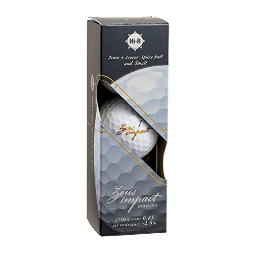 キャスコ(Kasco) ゴルフボール ゼウスインパクト3 ホワイトの特徴・詳細 画像