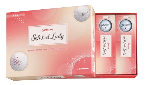 ダンロップゴルフボール SRIXON SOFT FEEL LADY6 2025年モデル 1ダース(12個入り) ホワイト 1