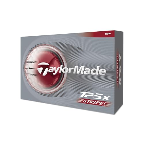 テーラーメイド(TAYLOR MADE) TMJ26 TP5x Stripe JPN dz ティーピーファイブ エックス ストライプ ゴルフボール 2026年モデル ホワイト 1