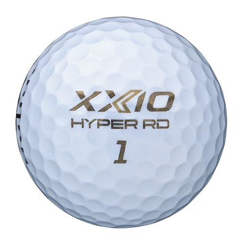 ダンロップ(DUNLOP) ゴルフボール ゼクシオ HYPER RD 2025年モデル 1ダース(12個入り) プレミアムホワイトの特徴・詳細 画像