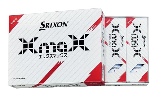 ダンロップゴルフボール SRIXON X MAX 2024年モデル 1ダース(12個入り) ホワイトの外観・全体像 画像