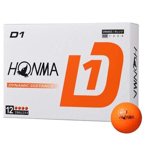 HONMA 2024 ホンマ D1 BT2401 オレンジ (1ダース12個入)の外観・全体像 画像