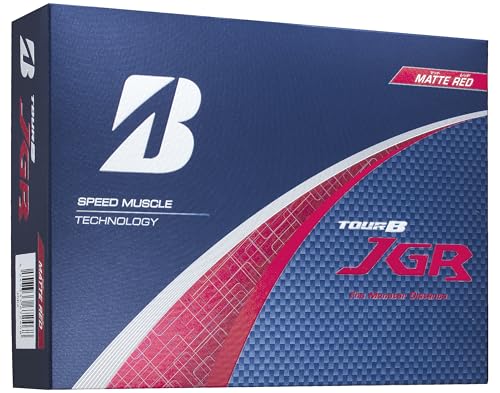 BRIDGESTONE(ブリヂストン)ゴルフボール TOUR B JGR 2025年モデル 12球入 マットレッド J5RX 1