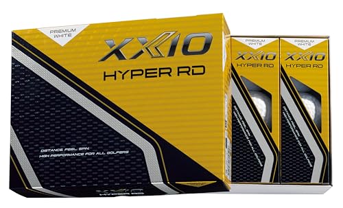 ダンロップ(DUNLOP) ゴルフボール ゼクシオ HYPER RD 2025年モデル 1ダース(12個入り) プレミアムホワイトの外観・全体像 画像