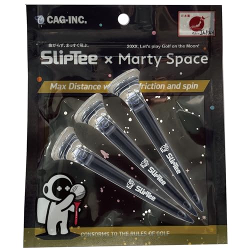 【公式ショップ】【ツアー支給品】 Sliptee スリップティ R&A USGA ルール適合 SUBEッティ 透明 クリア スベッティ Professional Tee ゴルフティー 飛距離 プロトタイプ ゴルフ ティー 曲がらない プロフェッショナルティ スベッティー ゴルフ ティー スリップティー 海外モデル 透明ティー クリアティー (Sliptee×Marty Golf)の外観・全体像 画像