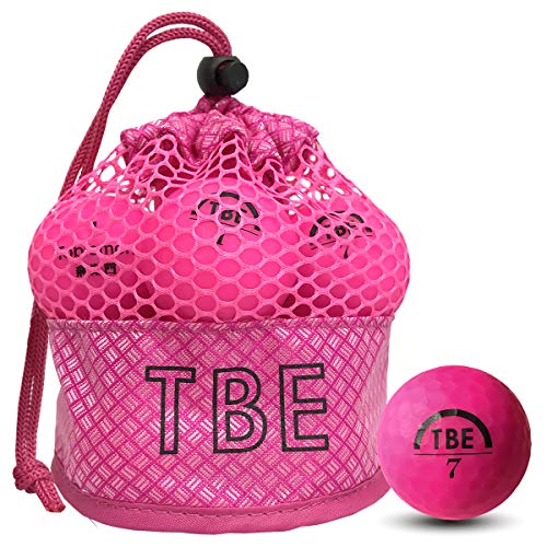 【FST限定モデル】 トビエモン(TOBIEMON) ゴルフボール TOBIEMON 視認性 蛍光マットカラーゴルフボール R&A公認球 2ピース 12球入 オリジナルメッシュバック入 ピンク T-AMZ-MP マットピンク 1