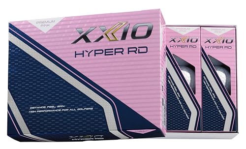 ダンロップ(DUNLOP) ゴルフボール ゼクシオ HYPER RD 2025年モデル 1ダース(12個入り) プレミアムピンクの外観・全体像 画像