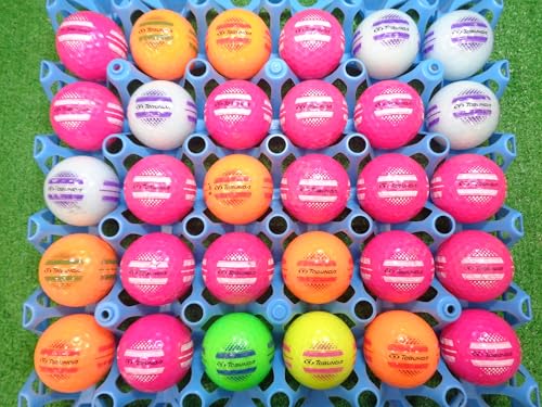 ゴルフ ボール ロストボール Aランク ~ Cランク トブンダ カラー混合 30球 【中古】の外観・全体像 画像