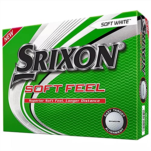 スリクソン ソフトフィール 2020 ゴルフボール ビビッドカラー マット仕上げ 艶消し SRIXON GOLF BALL SOFT FEEL USA直輸入品 ホワイトの外観・全体像 画像