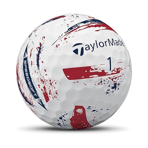 テーラーメイド(TAYLOR MADE) TM26 SpeedSoft Ink USA dz スピードソフト インク ユーエスエ ゴルフボール 2026年モデル ホワイトの特徴・詳細 画像