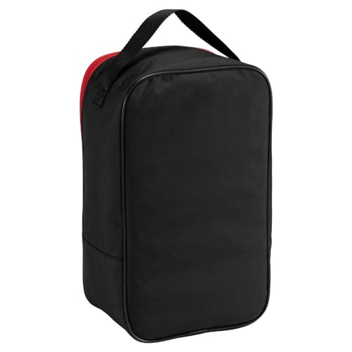 [ミズノ] シューズケース シューズケース ユニセックス ブラック×レッドの詳細・まとめ 画像