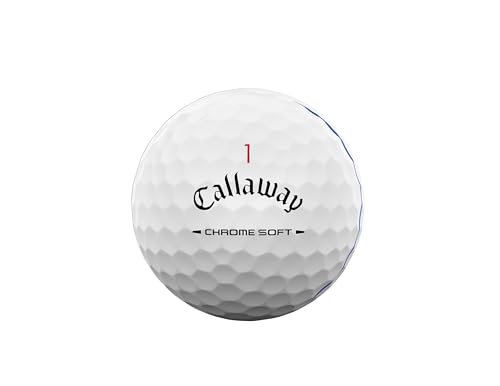 キャロウェイ(Callaway) ゴルフボール CHROME SOFT 26 1ダース(12個入り) 3ピース構造 トリプル・トラック ホワイトの特徴・詳細 画像