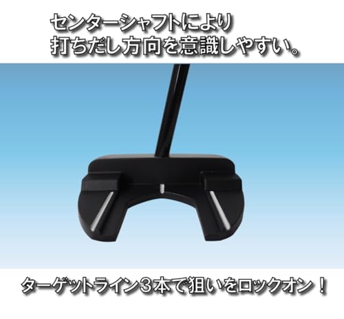 左用 ORLIMAR オリマー TARGET HUNTER ターゲットハンター 自立式パター センターシャフト 【レフティー/立つパター/スタンドパター】 (34インチ)の特徴・詳細 画像