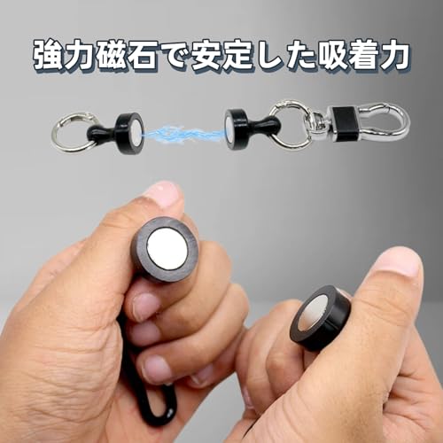 パターカバーホルダー 強力マグネット式 ゴルフ パター カバーホルダー グローブホルダー クリップ固定 カラビナ付き 安定した 便利 置き忘れ防止 [並行輸入品]の特徴・詳細 画像