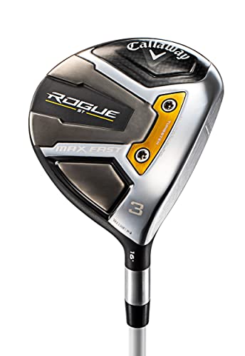 キャロウェイ(Callaway) 右用 フェアウェイウッド ROGUE ST MAX FAST FAIRWAYWOODS (7W, 22度, ELDIO 40 for Callaway, L, 40.5インチ, C1, 中元調子) レディース ブラック 1