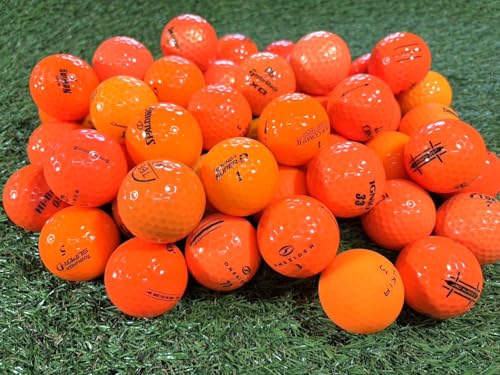 ロストボール ゴルフ ブランド混合 ABランク 各色 お得セット 50球 (オレンジ系)の詳細・まとめ 画像