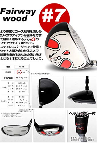 WORLD EAGLE F-01α STステンレス フェアウェイウッド #7W 21° 右用/Rの特徴・詳細 画像