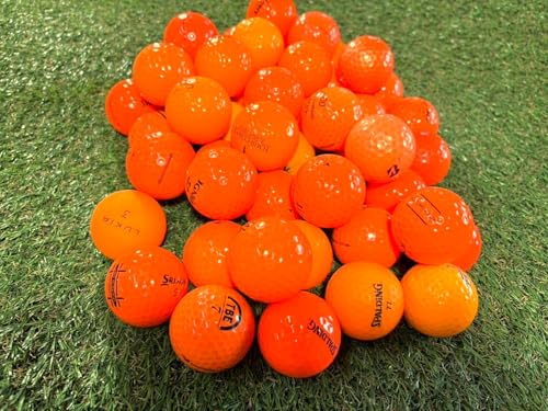 ロストボール ゴルフ ブランド混合 ABランク 各色 お得セット 50球 (オレンジ系)の特徴・詳細 画像