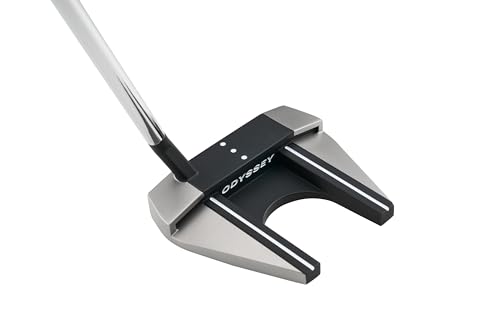 オデッセイ(ODYSSEY) 右用 パター MICROHINGE #7 ショートスラント (マレットタイプ Odyssey Steel 34インチ) スチール メンズの特徴・詳細 画像