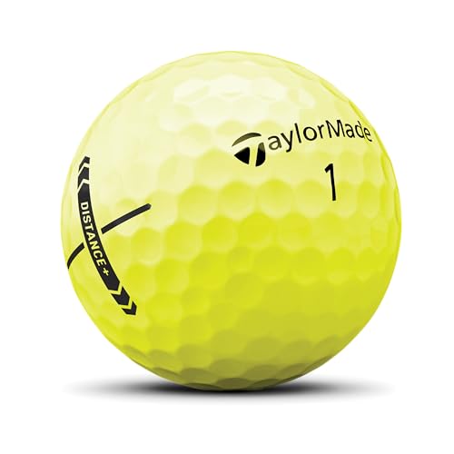 テーラーメイド(TAYLOR MADE) TMJ25 Distance + YLW JPN dz ディスタンスプラス イエロー ゴルフボール 2025年モデル イエローの特徴・詳細 画像