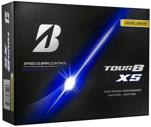BRIDGESTONE(ブリヂストン)ゴルフボール TOUR B XS 2026年モデル 12球入 パールホワイト S6GXJ 1