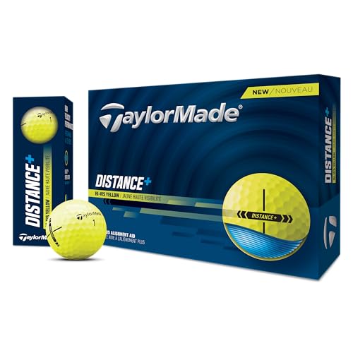 テーラーメイド(TAYLOR MADE) TMJ25 Distance + YLW JPN dz ディスタンスプラス イエロー ゴルフボール 2025年モデル イエローの詳細・まとめ 画像