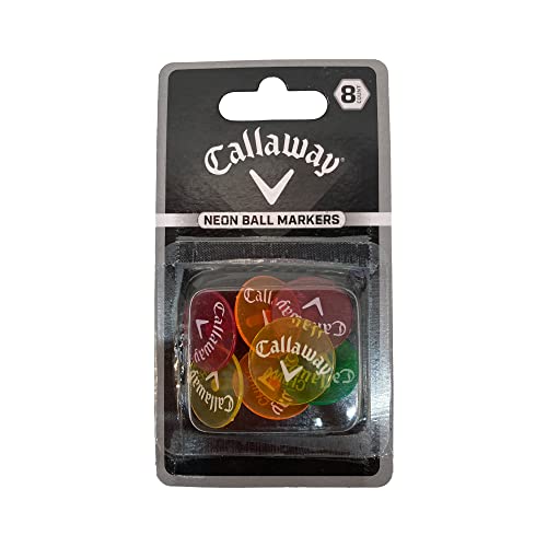 キャロウェイ(Callaway) ゴルフ マーカー ネオン プラスチック 8個入りの外観・全体像 画像
