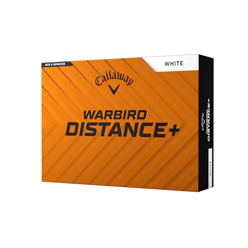 キャロウェイ(Callaway) ゴルフボール WARBIRD DISTANCE 25 1ダース(12個入り) 2ピース構造 ホワイト 1