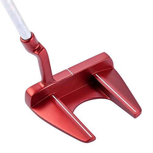 MAZEL (マゼル) パター ゴルフクラブ メンズ 右用 ヘッドカバー付き (GS3 - 赤, 34インチ)の詳細・まとめ 画像