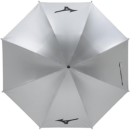 MIZUNO(ミズノ) 銀パラソル 軽量 ユニセックス 65cm×8本骨 約270g 晴雨兼用 UVカット率99.9%以上 ゴルフ アウトドア 収納袋付 シルバー 5LJY2321の詳細・まとめ 画像