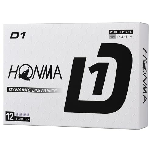 HONMA 2024 ホンマ D1 BT2401 ホワイト （１ダース12個入）の詳細・まとめ 画像